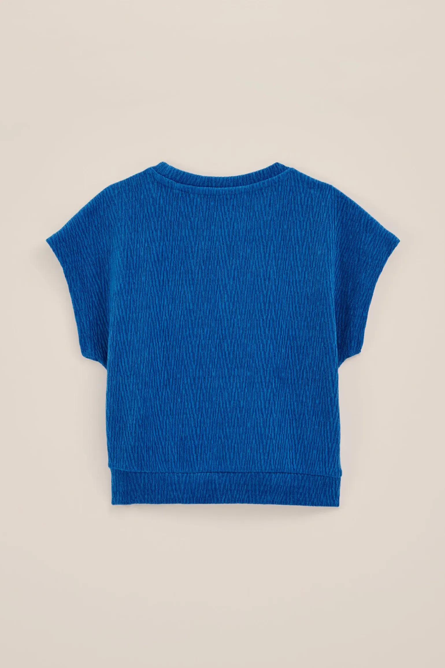 Meisje sweat t-shirt met structuur