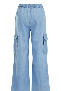 Meisjes wide leg cargobroek