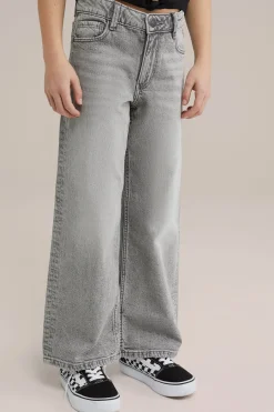Meisjes wide leg jeans