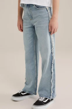 Meisjes wide leg jeans