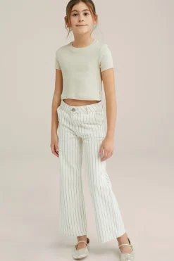 Meisjes wide leg jeans