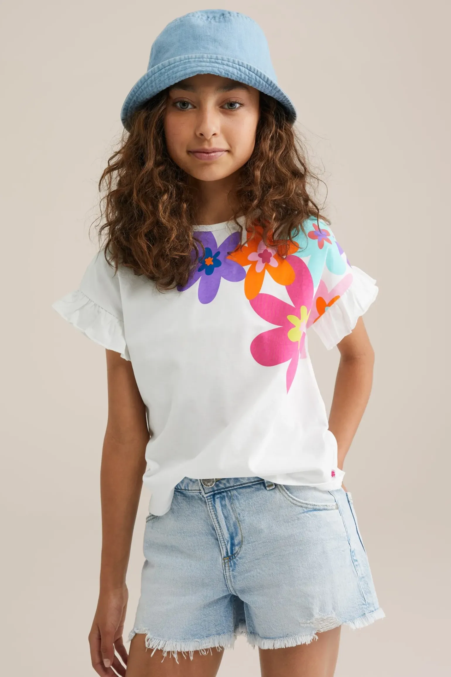 Meisje T-shirt met opdruk