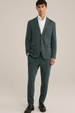 melange blazer met stretch