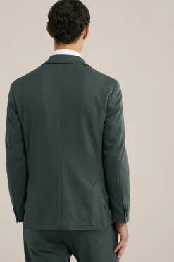 melange blazer met stretch