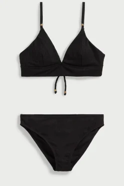 mid rise bikinibroekje met structuur