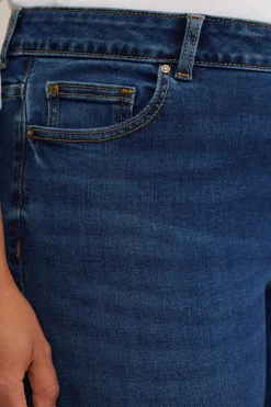 mid rise bootcut jeans met superstretch - Curve