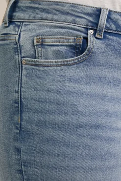 Mid rise bootcut jeans met superstretch - Curve
