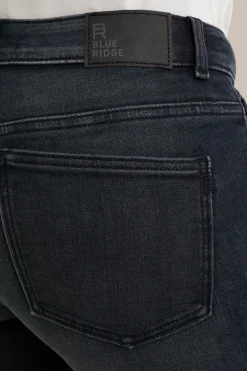 Mid rise superskinny jeans met superstretch