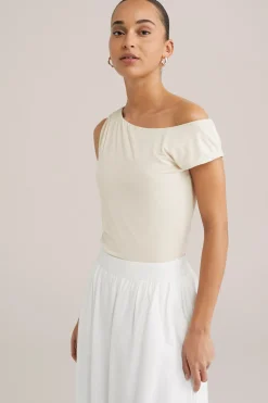 off-shoulder top