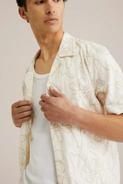 overhemd met embroideries
