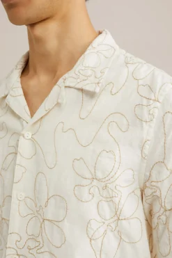 overhemd met embroideries
