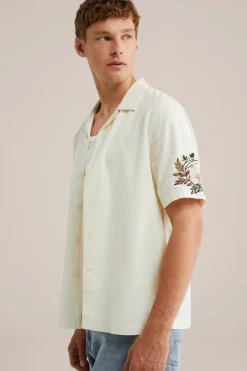 overhemd met embroideries