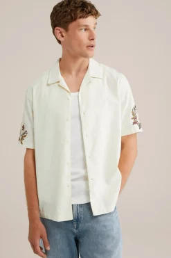 overhemd met embroideries