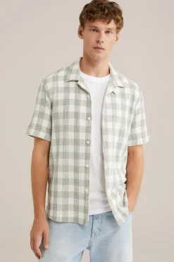 overshirt met structuur