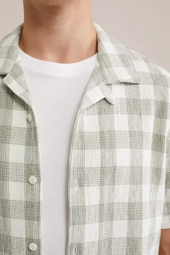 overshirt met structuur