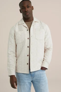 overshirt met structuur