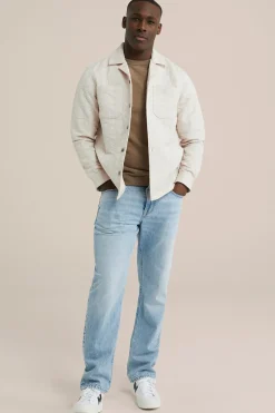 overshirt met structuur