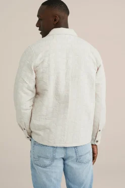 overshirt met structuur