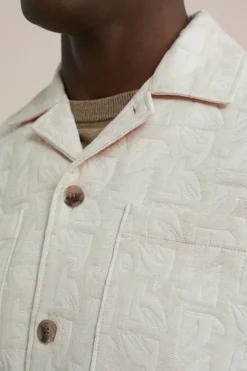 overshirt met structuur