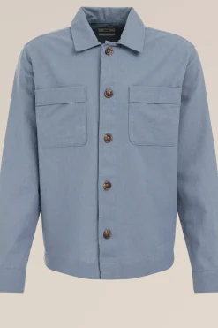 overshirt van linnenmix