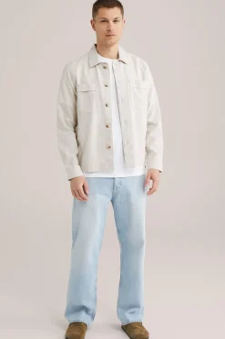 overshirt van linnenmix