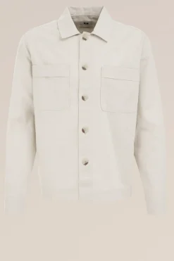 overshirt van linnenmix