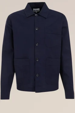 overshirt van linnenmix