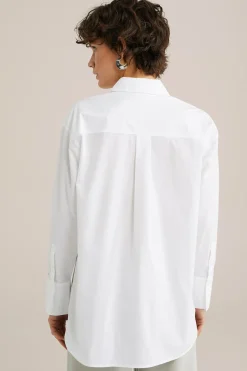 oversized blouse - THE TUXEDO BLOUSE