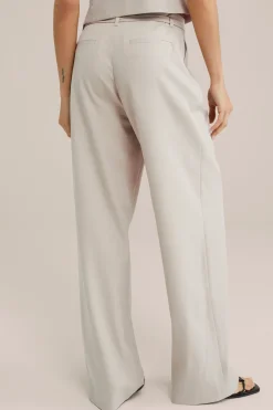 Pantalon met krijtstreep