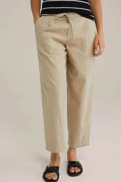 pantalon van katoenmix