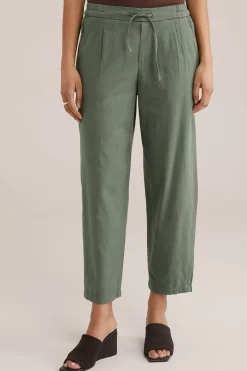 pantalon van katoenmix