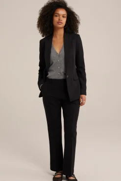 petite flared pantalon