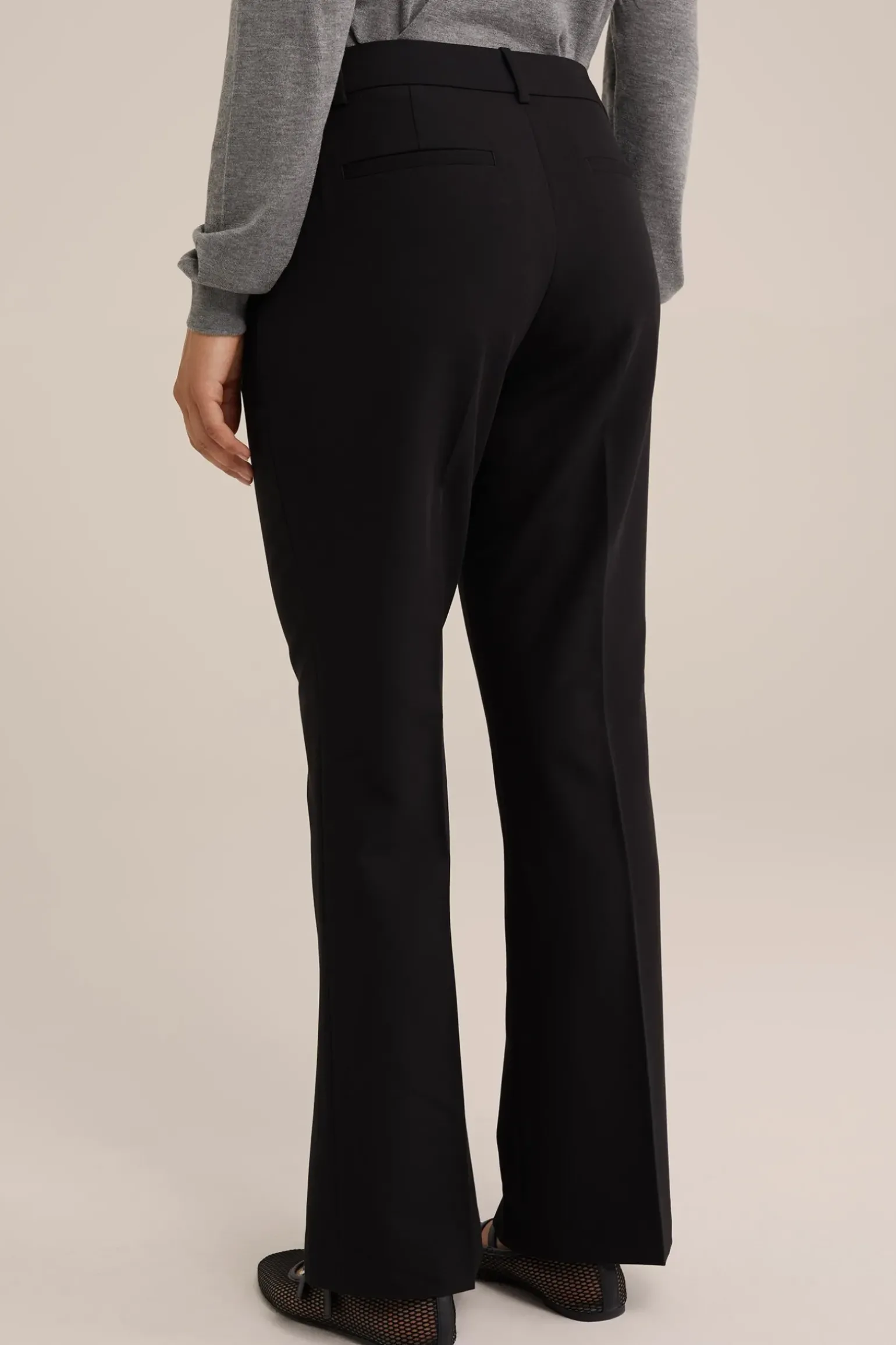 petite flared pantalon