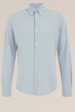 piqu&eacute;jersey overhemd met stretch