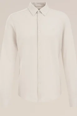 piqu&eacute;jersey overhemd met stretch
