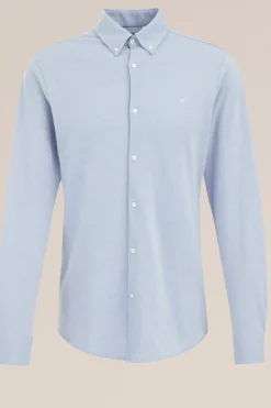 piqu&eacute;jersey overhemd met stretch