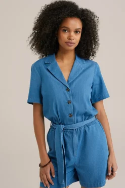 playsuit van katoen