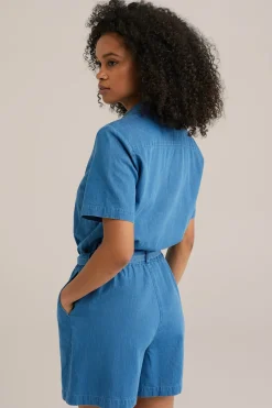 playsuit van katoen