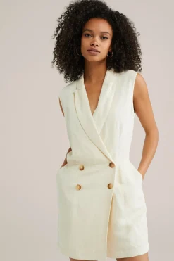 playsuit van linnenmix