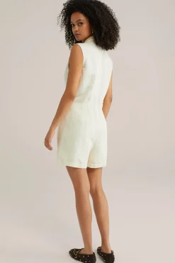 playsuit van linnenmix