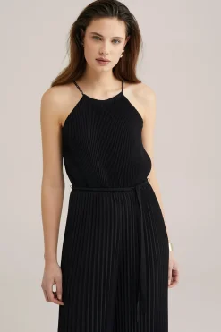 pliss&eacute; jumpsuit