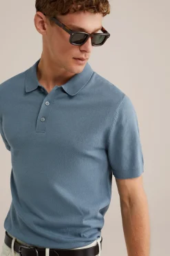 polo fijngebreid