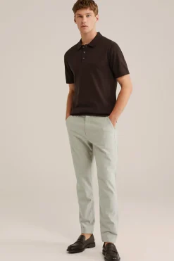 polo fijngebreid