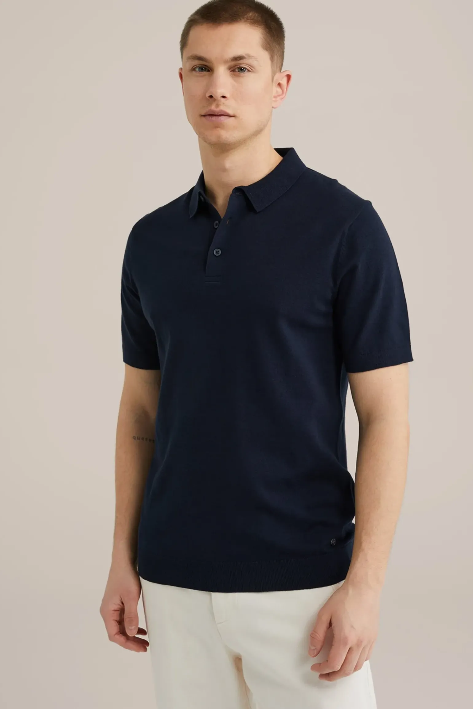 polo fijngebreid