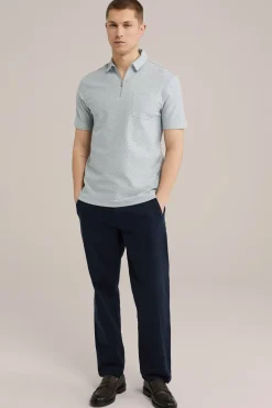 polo met jacquard dessin