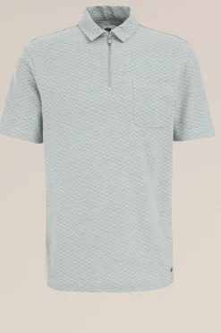 polo met jacquard dessin