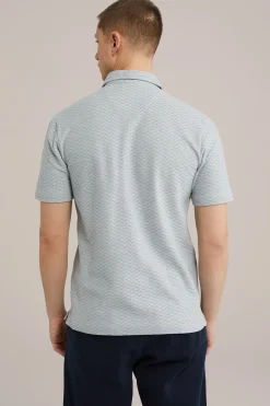 polo met jacquard dessin