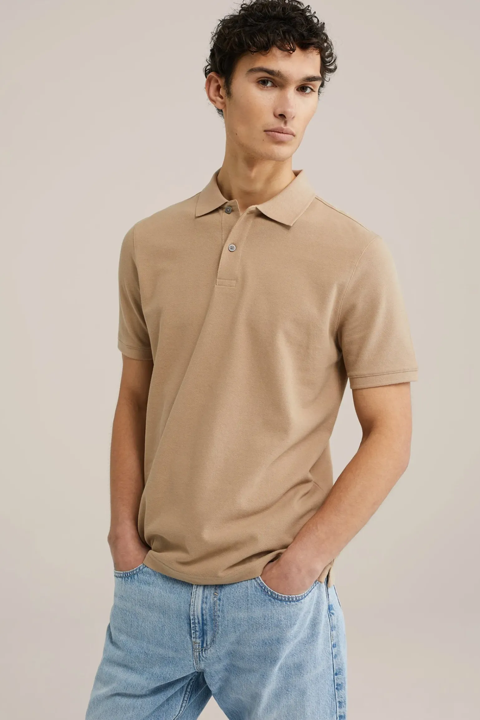 Polo met structuur