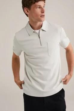 poloshirt met rits