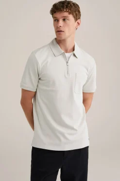 poloshirt met rits